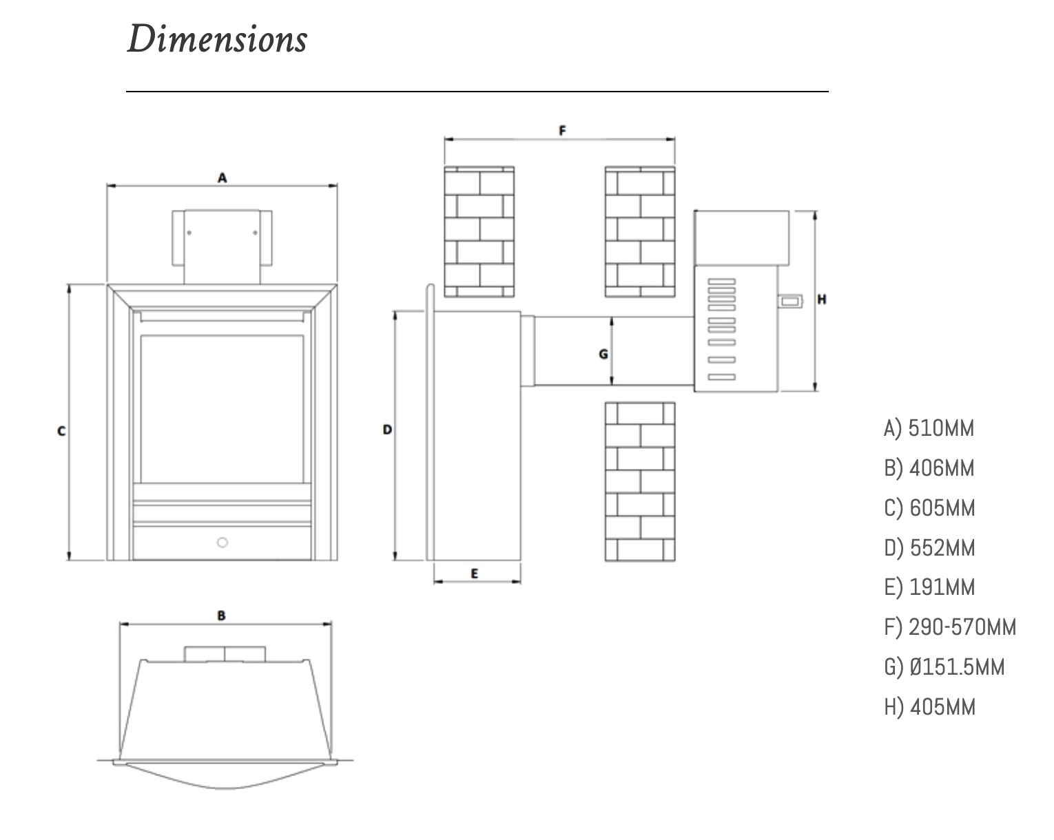 Wildfire Ellipsis HIW Balanced Flue Gas Fire Flames.co.uk