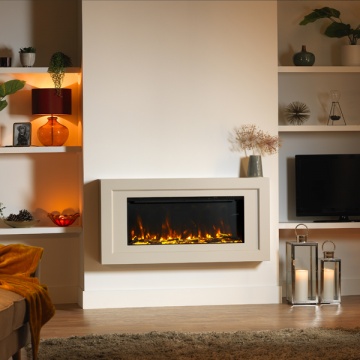 ACR Edgbaston Wall Hanging Fireplace Suite with PR-900e Electric Fire