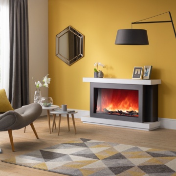 AGA Rayburn Stratus 100 Extra Tall Electric Fireplace Suite