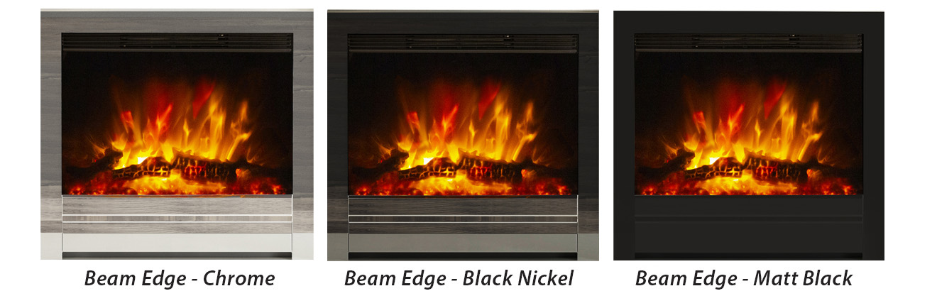 Beam 22 Edge electrric fire colours