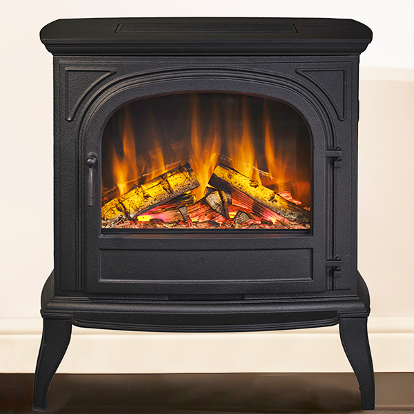 British Fires New Forest 650sq Electric Fire Flames.co.uk