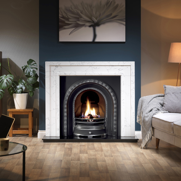 Gallery Brooksby Calcara Marble Fireplace