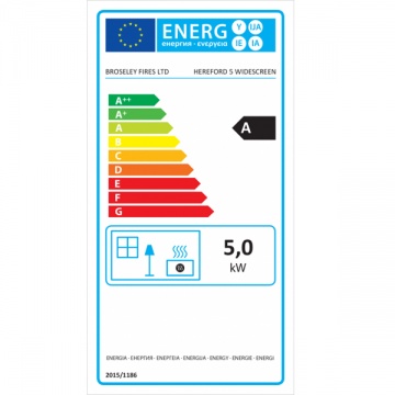 FLARE Collection by Be Modern Hereford 5 Widescreen Multi-Fuel Stove