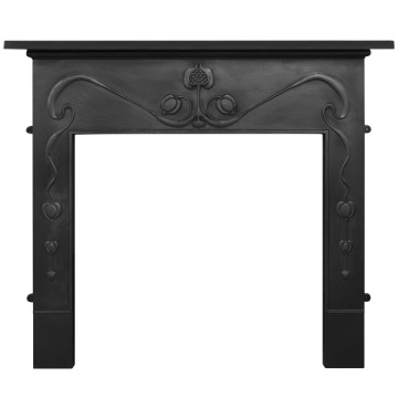 Carron Art Nouveau Cast Iron Fireplace