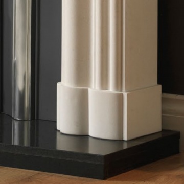 Cast Tec Flat Kensington Limestone Fireplace