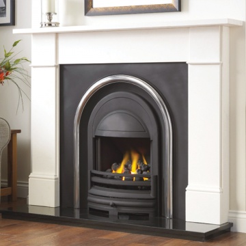 Cast Tec Flat Victorian Limestone Fireplace