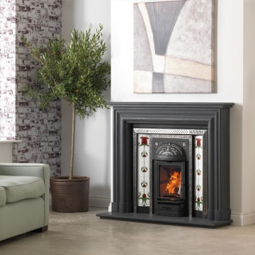 Cast Tec Flat Kensington Slate Stone Fireplace