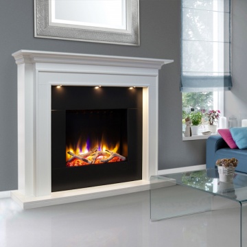 Celsi Ultiflame VR Canelo Illumia Electric Fireplace Suite