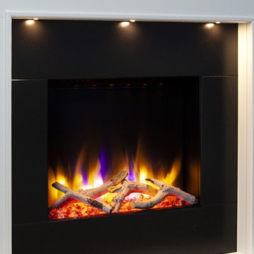 Celsi Ultiflame VR Canelo Illumia Electric Fireplace Suite