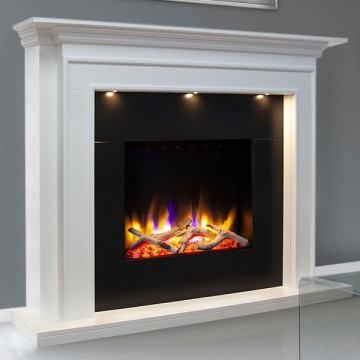 Celsi Ultiflame VR Canelo Illumia Electric Fireplace Suite