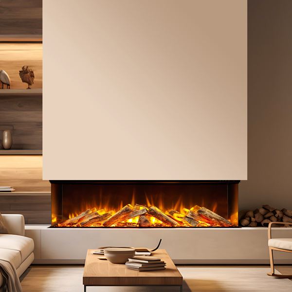 Celsi Electriflame DLX 1600 Built-In 3-Sided Glass Smart Electric Fire