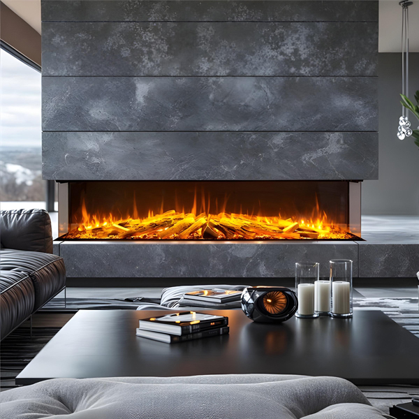 Celsi DLX 2000 Built-In 3-Sided Glass Smart Electric Fire