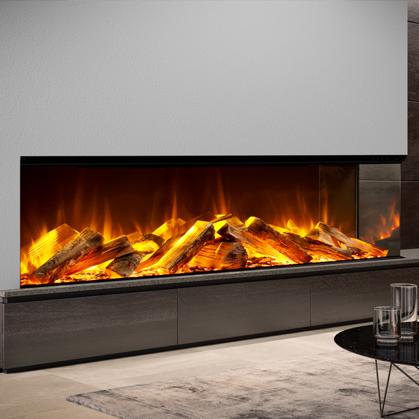 Celsi Electriflame DLX 1800 Built-In 3-Sided Glass Smart Electric Fire