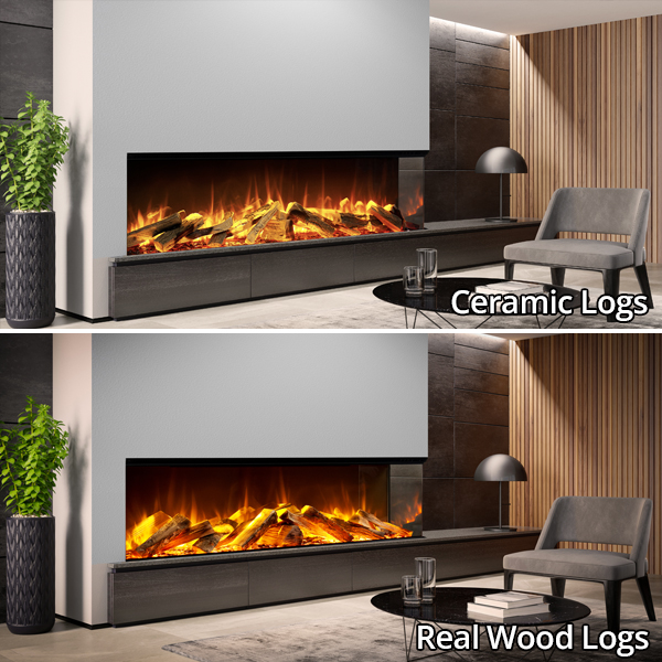 Celsi Electriflame DLX 1800 Built-In 3-Sided Glass Smart Electric Fire