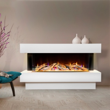 Celsi Electriflame VR Carino 1100 Illumia Electric Fireplace Suite