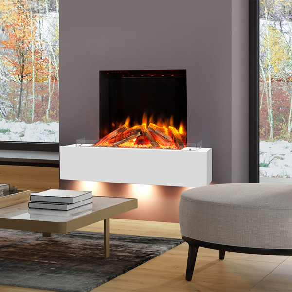 Celsi Firebeam S600 Inset Illumia Smart Electric Fireplace Suite