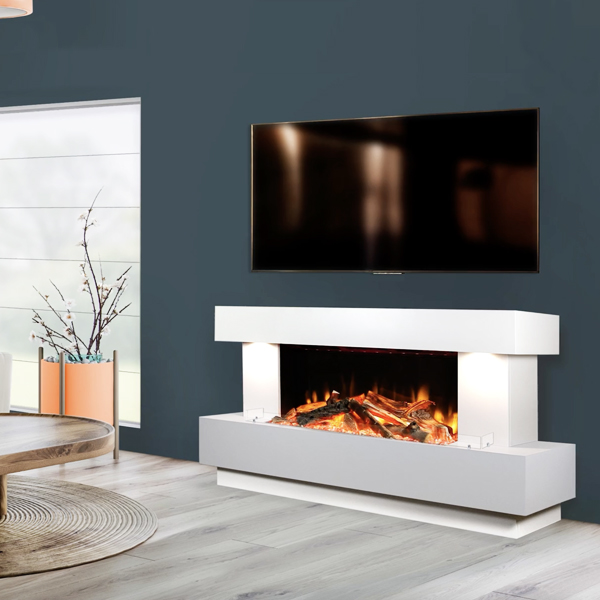 Celsi Firebeam Skyfall 800 Electric Fireplace Suite