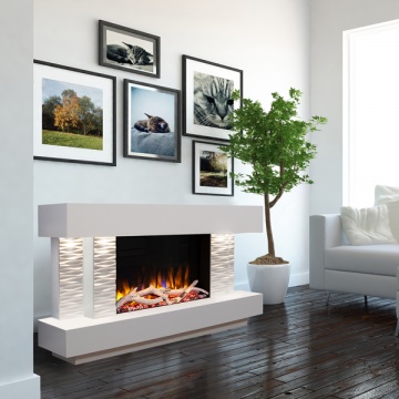 Celsi Ultiflame VR Gemma Illumia 600 Electric Fireplace Suite
