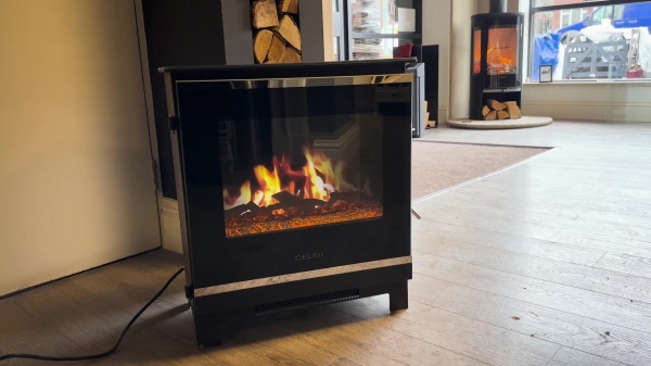 Celsi Purastove Glass 2 LCD Electric Stove - Showroom Clearance Collection Only