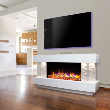 Celsi Ultiflame VR Gemma Illumia 800 Electric Fireplace Suite