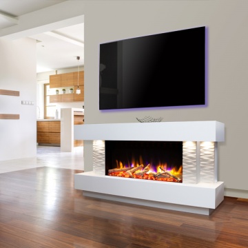 Celsi Ultiflame VR Toronto 800 Illumia Electric Fireplace Suite