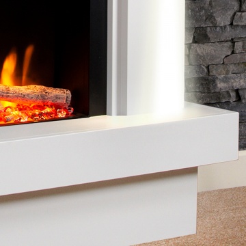 Celsi Ultiflame VR Orbital Illumia Electric Fireplace Suite