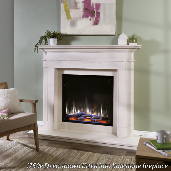 Charlton & Jenrick iRange i750e Deep Electric Fire