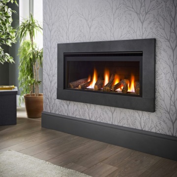 Crystal Fires Boston Wide Gas Fire