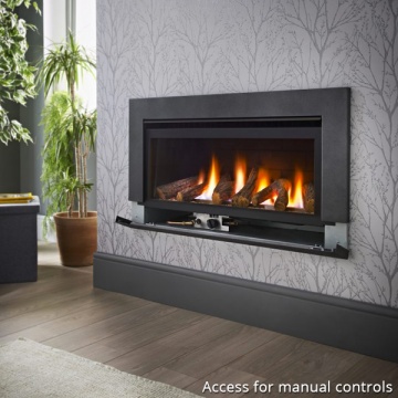 Crystal Fires Boston Wide Gas Fire