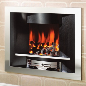 Crystal Fires Emerald Hole-in-the-Wall Gas Fire