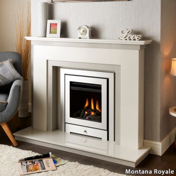 Crystal Fires Royale 3 Sided Gas Fire