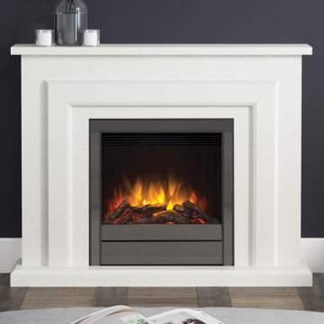 Elgin & Hall Farnham Marble Electric Fireplace Suite