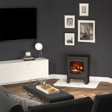 FLARE Collection by Be Modern Beacon Small Electric Stove - Matt Black