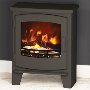 FLARE Collection by Be Modern Beacon Small Electric Stove - Matt Black