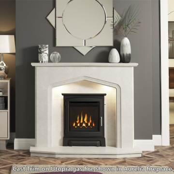 Elgin & Hall 16'' Gas Fire with Stove Front