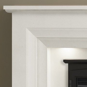 Elgin & Hall Vitalia Marble Fireplace