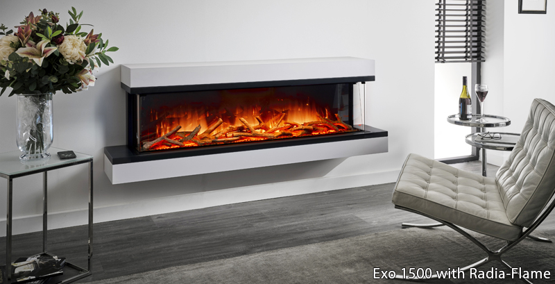 Flamerite Exo 1500 Radia Flame