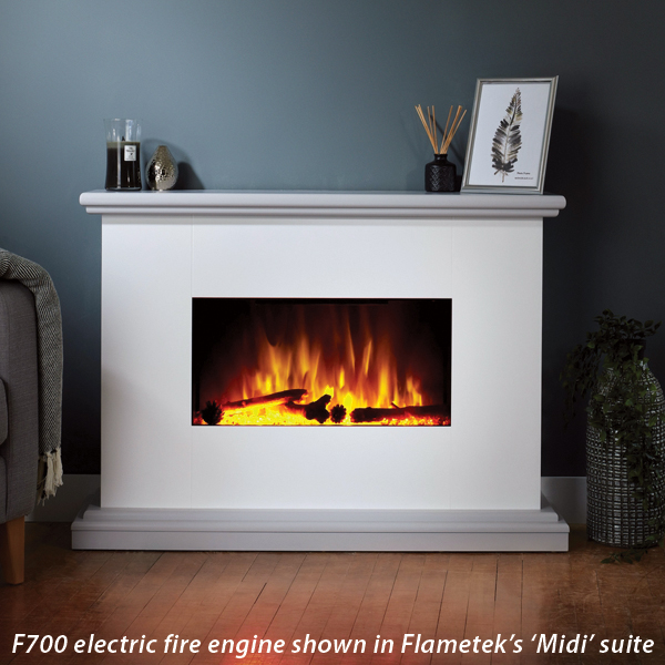 Flametek F700 Inset Electric Fire
