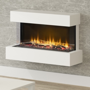 FLARE Collection by Be Modern Avant 750 Wall Mounted 3-Sided Electric Fireplace