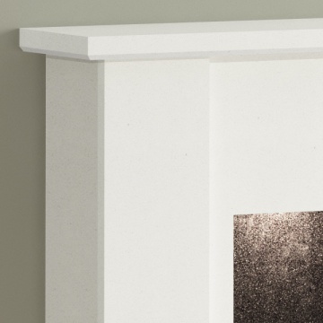 FLARE Collection by Be Modern Elda Marble Fireplace