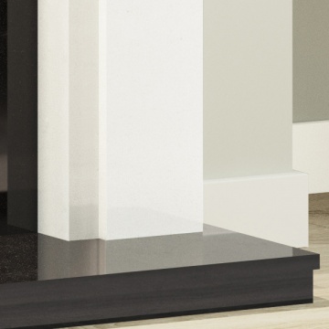 FLARE Collection by Be Modern Elda Marble Fireplace