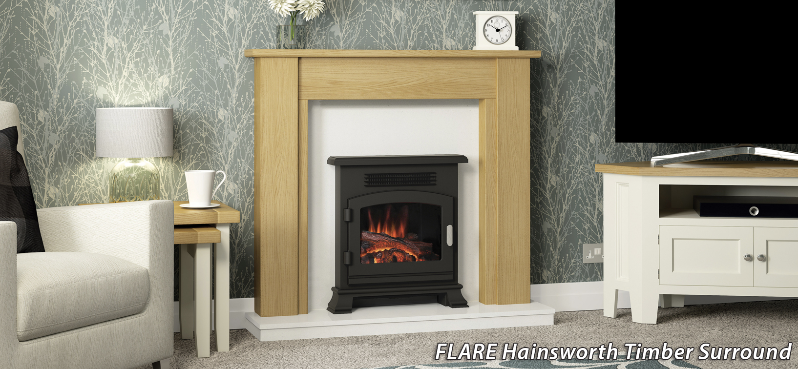 FLARE Hainsworth Timber Fireplace Surround