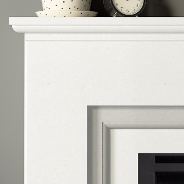 FLARE Collection by Be Modern Hampton 900 Marble Gas Fireplace Suite