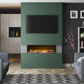 FLARE Collection by Be Modern Invision 1000 1-2-3 Sided Electric Fire