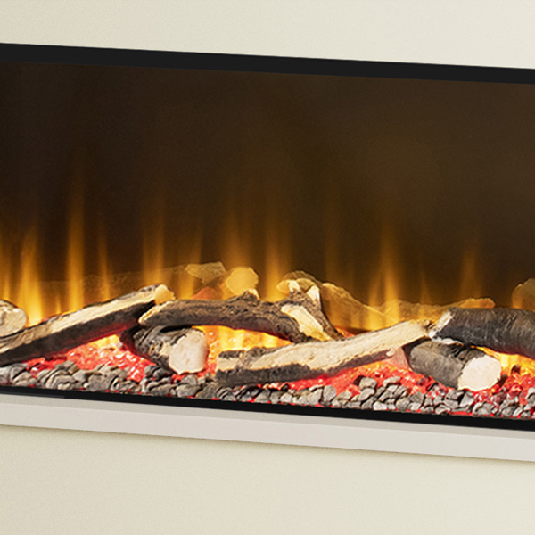 FLARE Collection by Be Modern Juliette 1000 Wall Mounted Electric Fireplace Suite