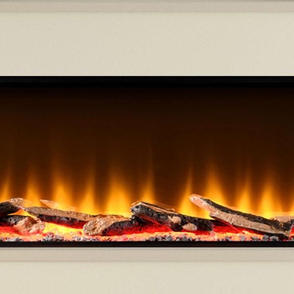 FLARE Collection by Be Modern Juliette 1250 Wall Mounted Electric Fireplace Suite