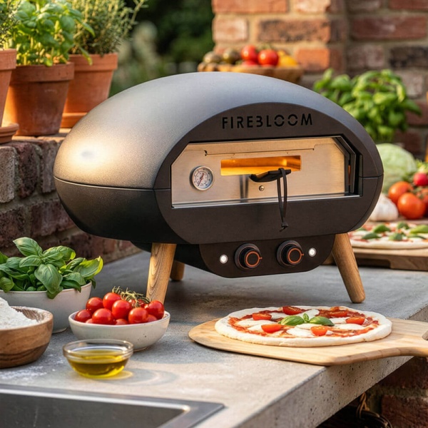 Firebloom EP03 Tabletop Electric Pizza Oven – Compact 400°C Pizza