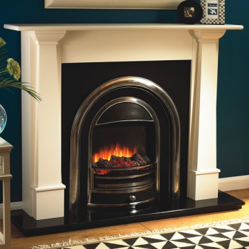 CLEARANCE Flamerite Bronte with Tennyson Electric Fireplace Suite
