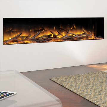Flamerite Glazer 1500 1-Sided Inset Electric Fire