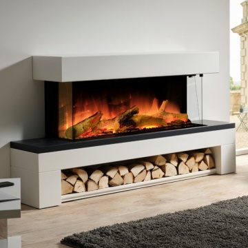 Flamerite Lola 1000 Floor Standing Electric Fireplace Suite